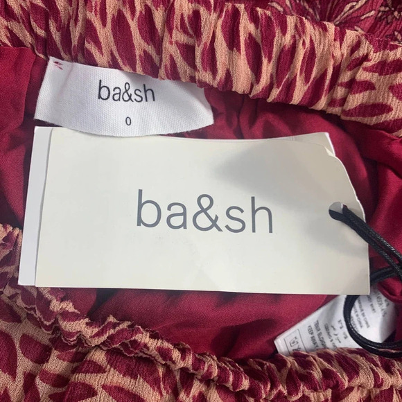 Ba&sh Lady Blouse‎ Two-Piece Skirt Set Jupe Gapi Rose Size US 0 / XS - Picture 10 of 12